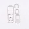 Car ABS Inner Door Window Glass Panel Armrest Lift Switch Button Trim Frame 4pcs For Honda HRV HR-V Vezel