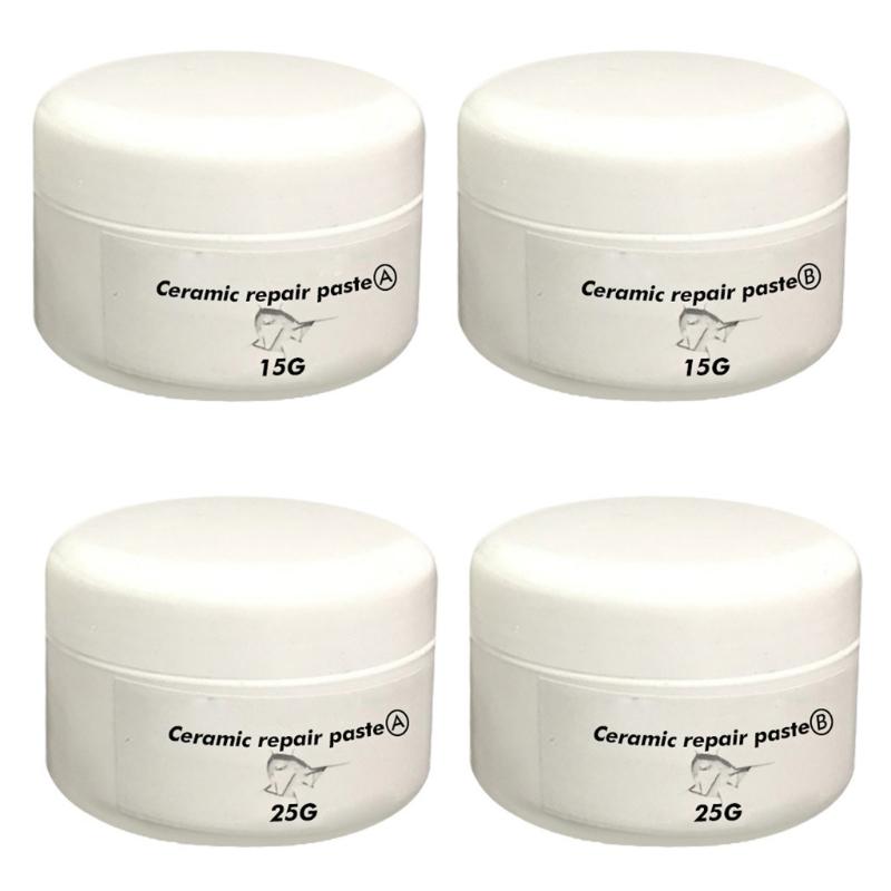 Keramik-Reparaturpaste Keramik-Badebecken Reparatur Füller Wanne Fliese & Dusche Reparaturset Weiße Fliesenpaste Klebstoff Badewanne