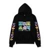 Hunter X Hunter Six Characters Grid Hoodie Color Japanese Sleeve Print Anime Casual Hooded Sweatshirt Pullover