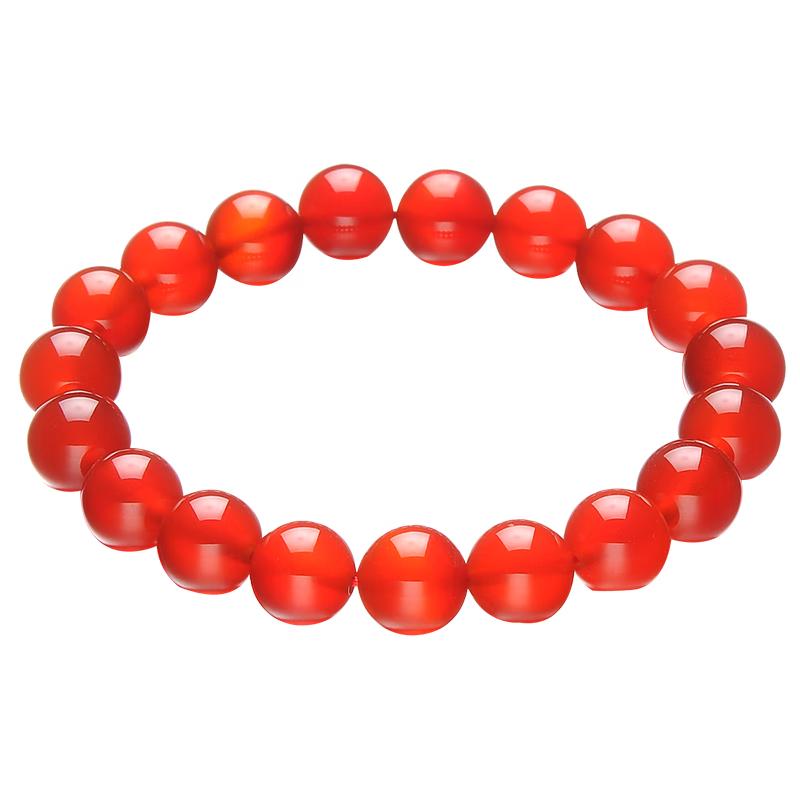 Collector s Grade Red Agate Bracelet for Men and Women Universal Fit