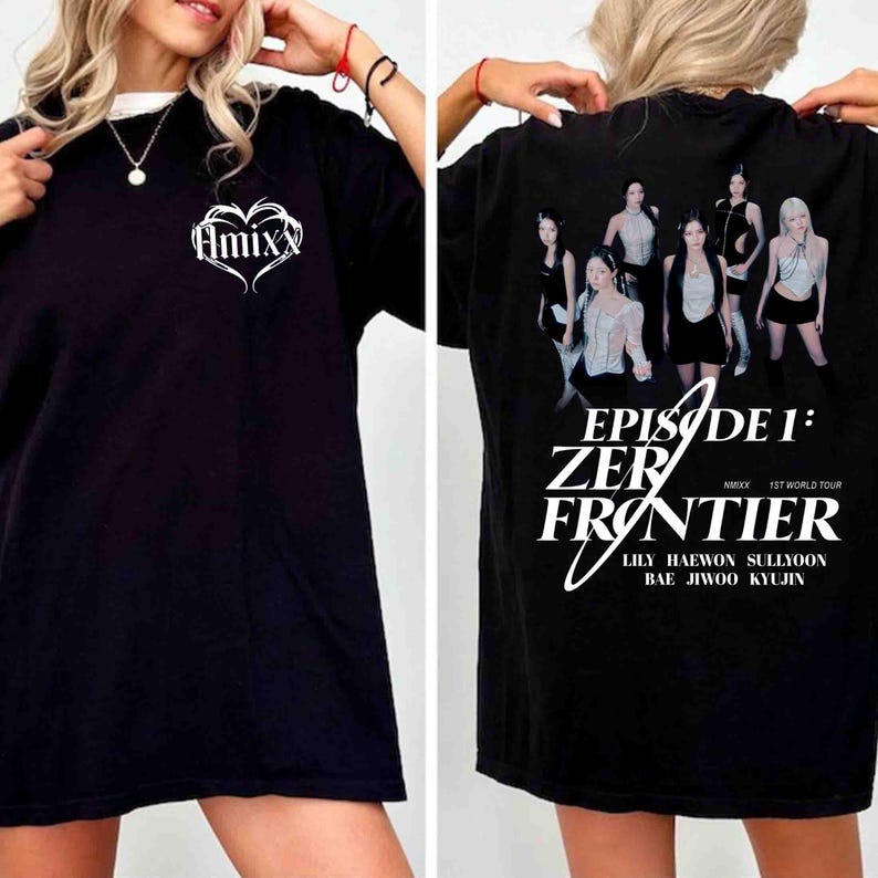2026 Nmixx Episode 1 Zero Frontier World Tour Shirt, Nmixx Blue Valentine Album Shirt, Nmixx Kpop Group Shirt, Nmixx Member Shirt, Kpop Shirt 4XL