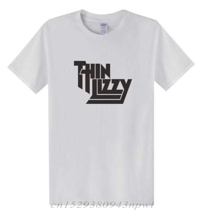 Heavy Metal Rock Band Thin Lizzy T Shirt Men Tops Music Singer Tshirt Short Sleeve Cotton Oneck Tee Top Clothes