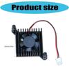 5000RPM Cooling Fan 12V 5V Motherboard Cooling Professional Heatsink Fan  Gaming Console