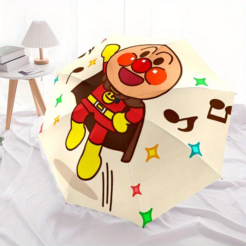 1pc Anpanman Automatic Cute Umbrella 8-Bone Design Compact Gear for Outdoor Travel, Perfect Gift for Friends or Family yy280828108