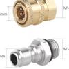 Yüksek Basınçlı Yıkama Makinesi Bağlantı Adaptörü 1/4" Dişi Hızlı Bağlantı M14*1.5 Dişli