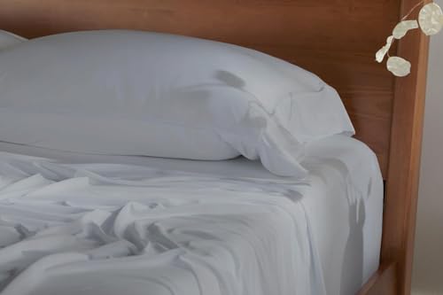 Silentnight Queen Size 4-teiliges Bettwäsche-Set Hotel Luxus Glatt & Weich Bettlaken 100% Ägyptische Baumwolle 800 Fadenzahl Bettlaken 26 Zoll Tiefe Tasche