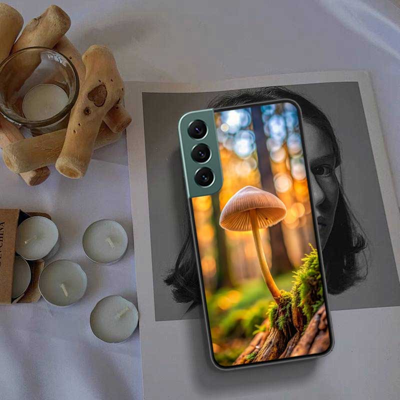 Fungal Aesthetics Phone Case For Samsung Galaxy S22 S25 Ultra S21 S10 Plus S26 Edge S20 S23 S24 FE Cover Silicone Soft TPU C