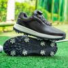 Golf Shoes Men's Sneakers Breathable Four Seasons Sneakers Rotating Button Golf Shoes