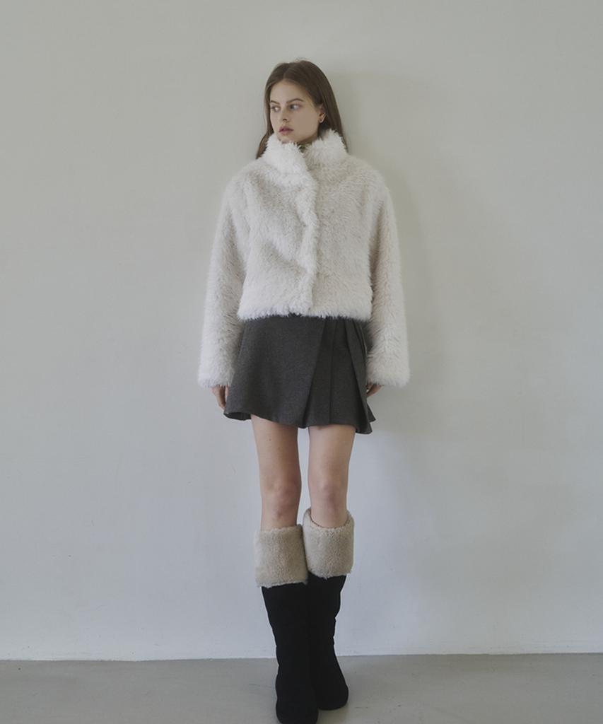 Eima Mour Herringbone Skirt_2Color
