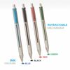 Flair Yolo Clickers Retractable Ball Pen Blue Ink, Pack of 10, Smooth Writing for Office, School & Home Use