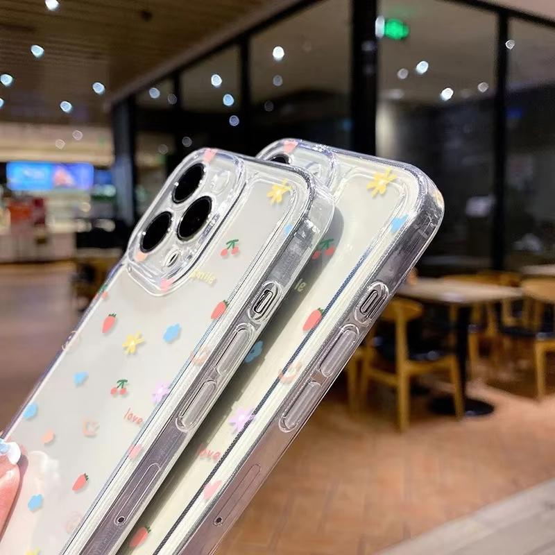 Cute Floral Phone Case For Xiaomi Mi 15 T Pro 14T 13T Mi 17 Pro 15 14 13 12 11 Lite 5G Clear Bumper Cover
