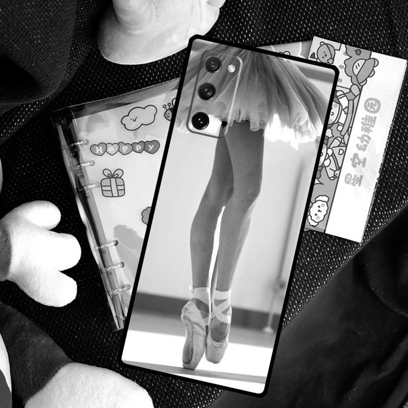 Ballet Ballerina Shoes Pointes Case For Samsung Galaxy S26 Ultra S25 S24 S22 S21 S23 Ultra Plus S10 S20 S25 FE Cover Funda
