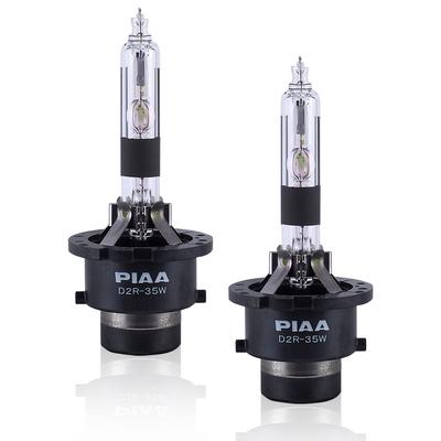PIAA Headlight HID Bulb 6000K Genuine Replacement 2700lm D2R for Vehicles Vehicle Inspection Compatible Imported Vehicles Pack of 2 X7356 12V/24V