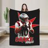 Drakes Mayes Football Knitted Blankets Fleece Super Soft Throw Blankets for Bed Bed Rug