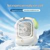 Mini Cartoon Desktop Air Cooler: USB-Powered Refrigeration & Humidifying Spray Fan
