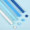 27-Color Lucky Star Origami Paper Strips for Folding Pentagrams