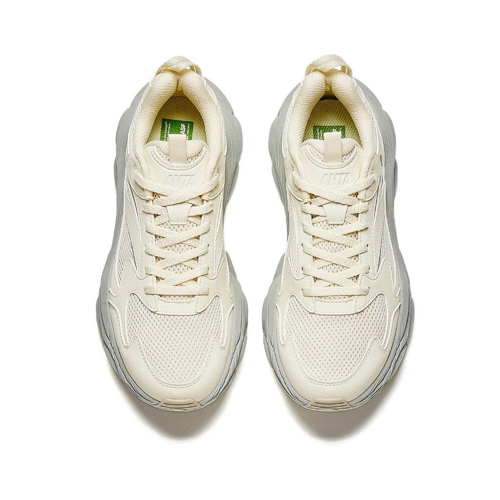 Anta Chunguang Retro Thick Sole Versatile Height Increasing Lightweight Breathable Commuting Sports Low Top Casual Shoes Kids Casual Shoes 922548832-2