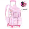 School Rolling backpack Bags school wheeled backpack for girls  kids School trolley bag for girls school bag wheels for girls