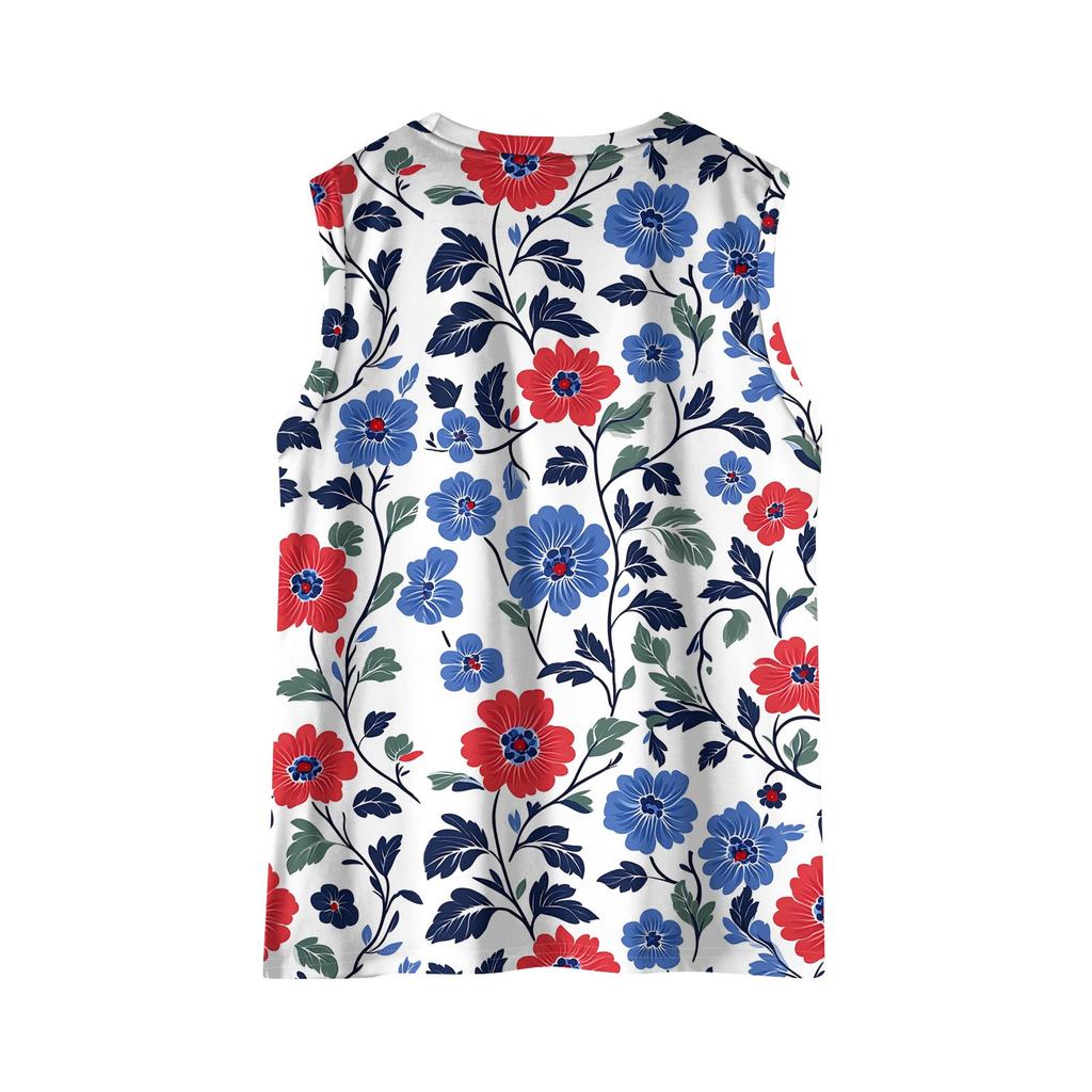 Women's Tank Tops 2025 Loose Fit High Neck Summer Top Dressy Casual Sleeveless Shirts With Pocket