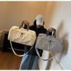 Wear-resistant Travel Handbag Large Capacity Duffel Handheld Bag Gym Tote Storage Bag  Leisure
