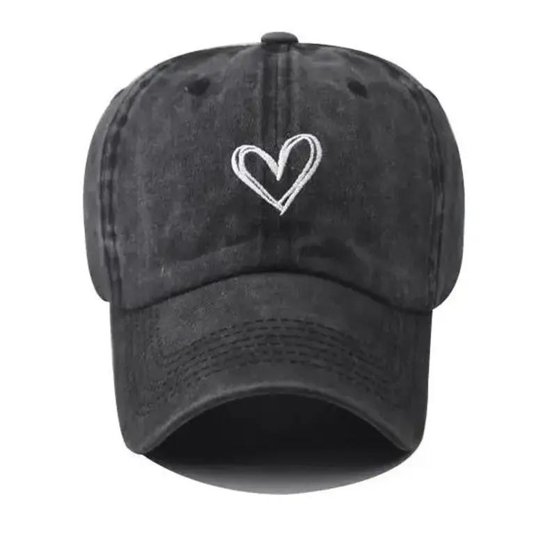 Love Embroidered Hat Outdoor Fashion Sports Baseball Hat Women's Sunshade Baseball Hat