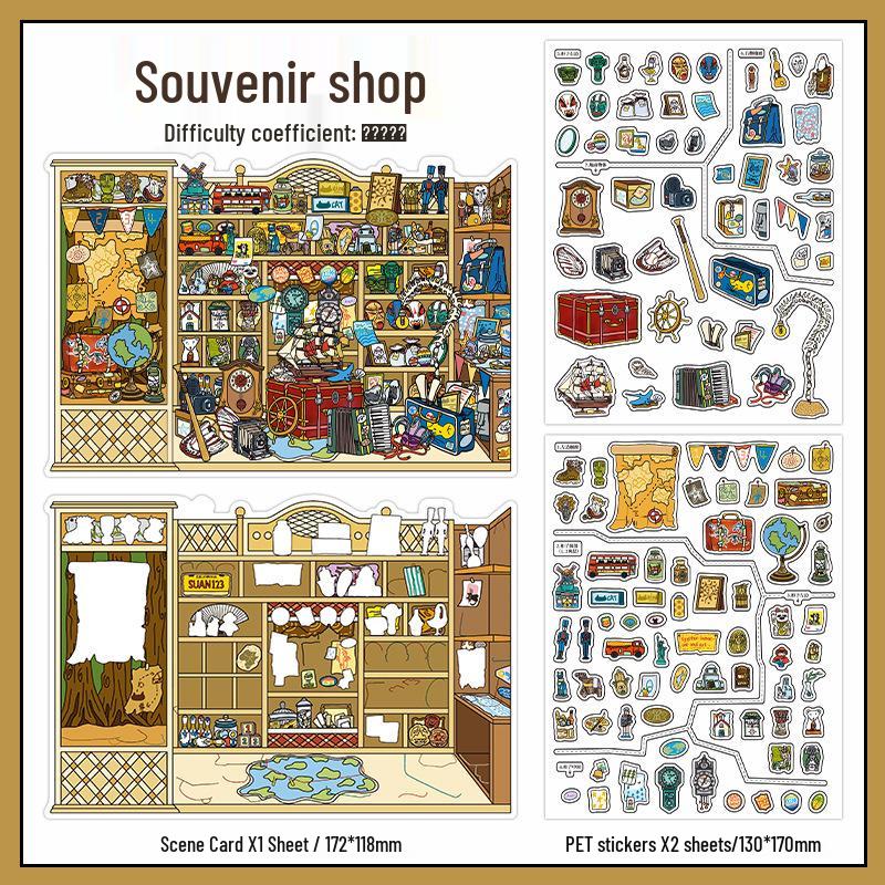 Ink Words Landscaping 3D Stickers: Infeel.Me 20th Edition DIY Fun