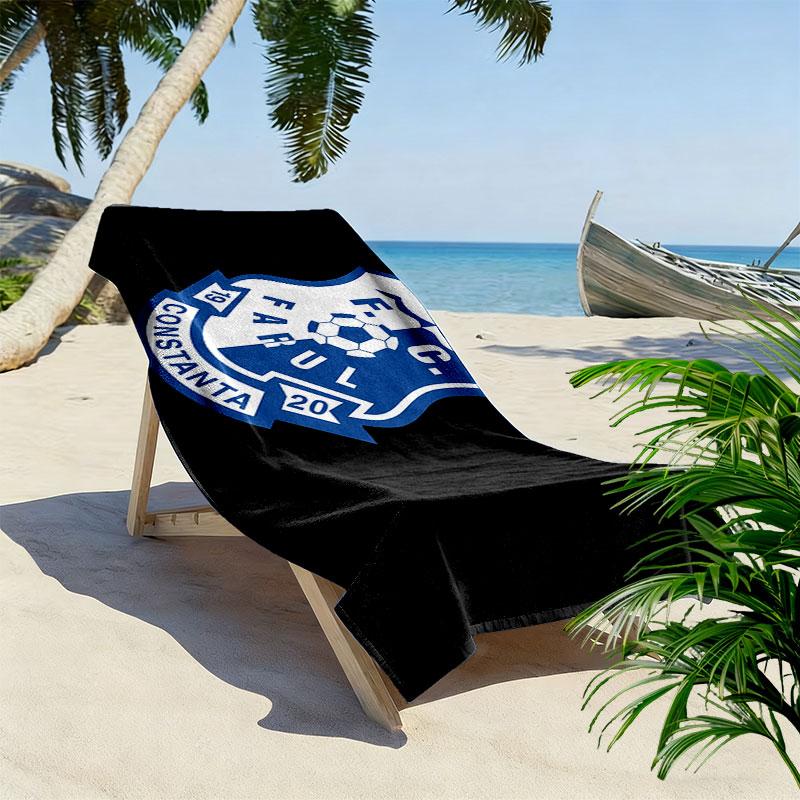 Farul FC Print Beach Towel, Large Soft Quick Dry Towel for Beach Camping Swimming