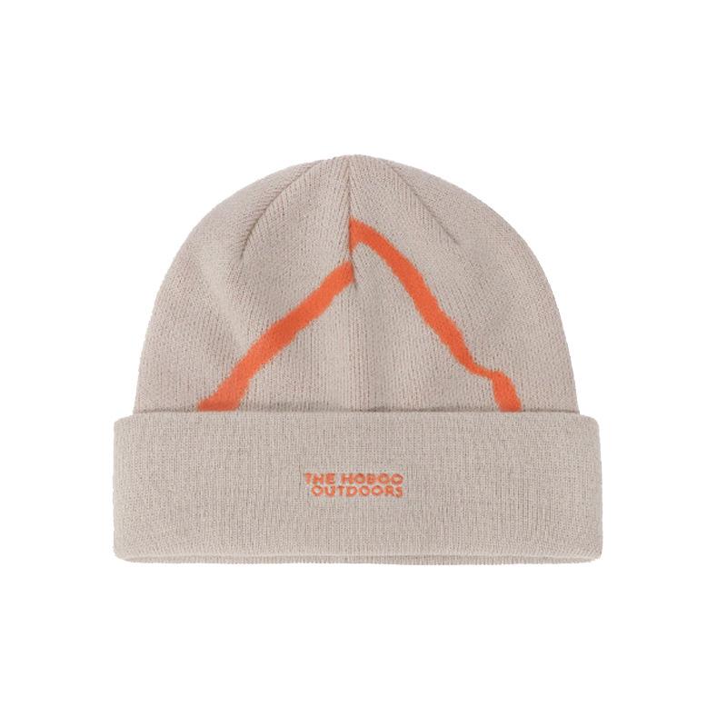 Outdoor Cold Protection, Jacquard Knitted Hat, Women, Autumn/Winter, Mountaineering Warmth, Knitted Hat, Men, Ear Protection Hat, New Cold Hat