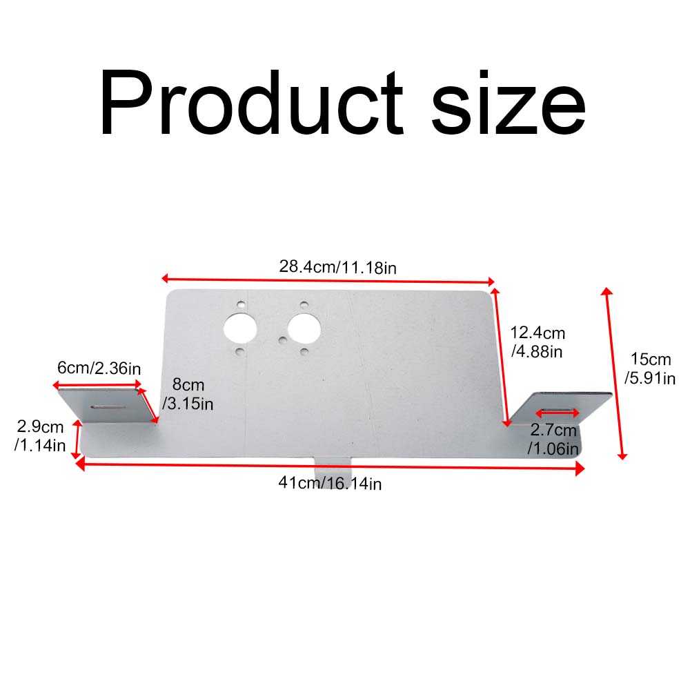 Car Air Diesel Heater Base Mounting Bracket Floor Plate Silver Sturdy Plate For Eberspacher Webasto Car Truck VAN T5/T6