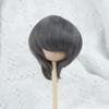 For 1/3 BJD Dolls 22-23CM Head Circumference Short Hair High Temperature Fiber Soft Silk Doll Wig Multi-color Doll's Accessories
