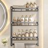 Punch-Free Wall-Mounted Bathroom Storage Shelf
