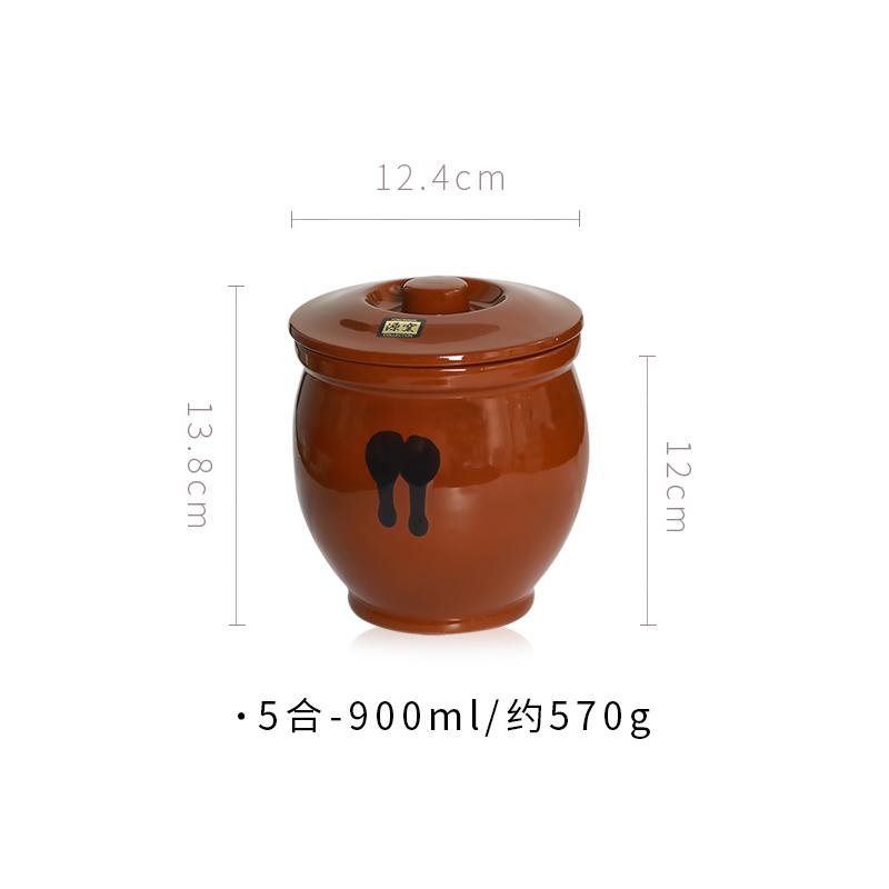 Traditional Japanese Tokoname Multi-Purpose Fermentation Pot Handmade Vintage Glaze Oil Pickling Crock for Kimchi Storage