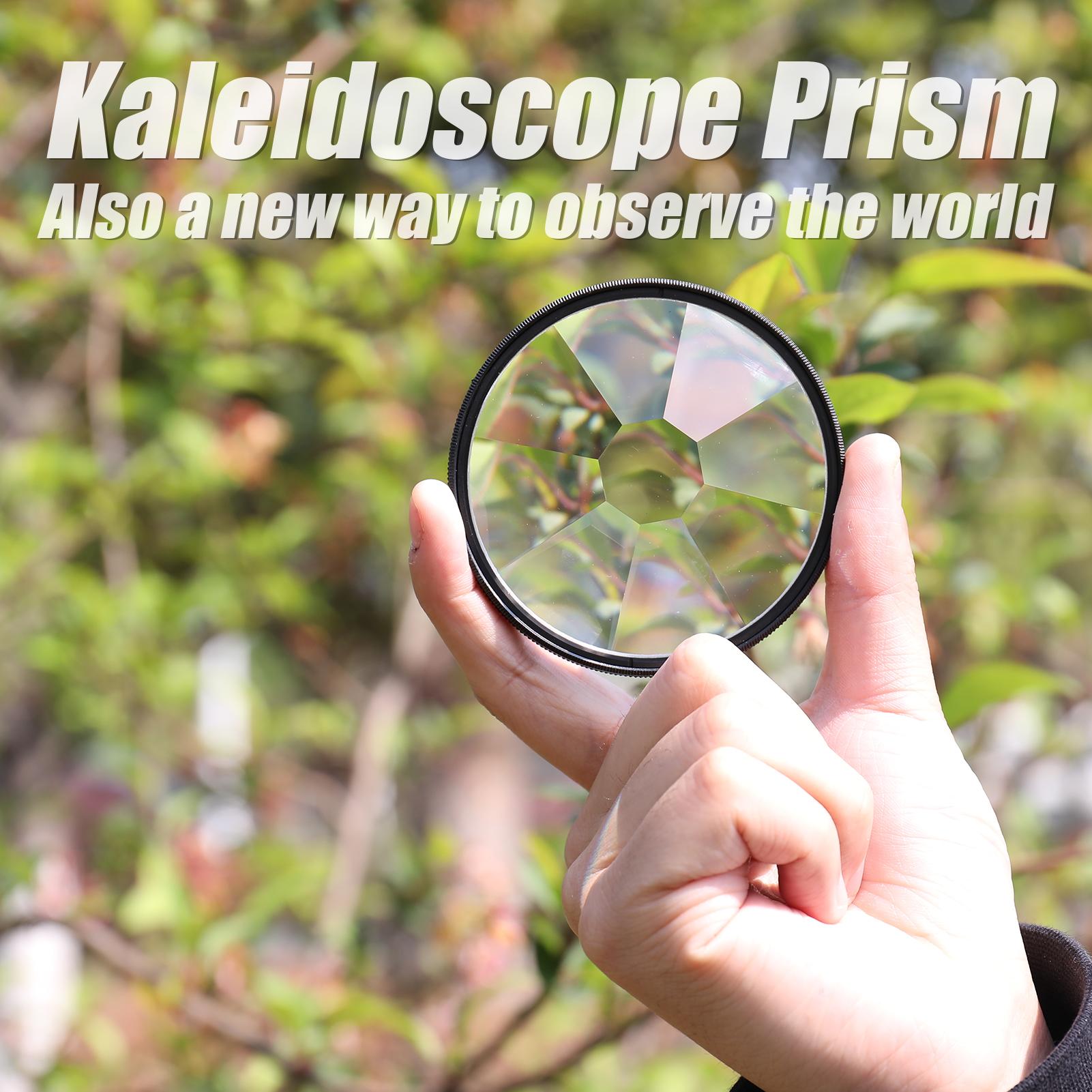 

Camera Filter Photography Foreground Blur Film Photography Props 77mm Glass Kaleidoscope Filter Camera Accessories прозрачный