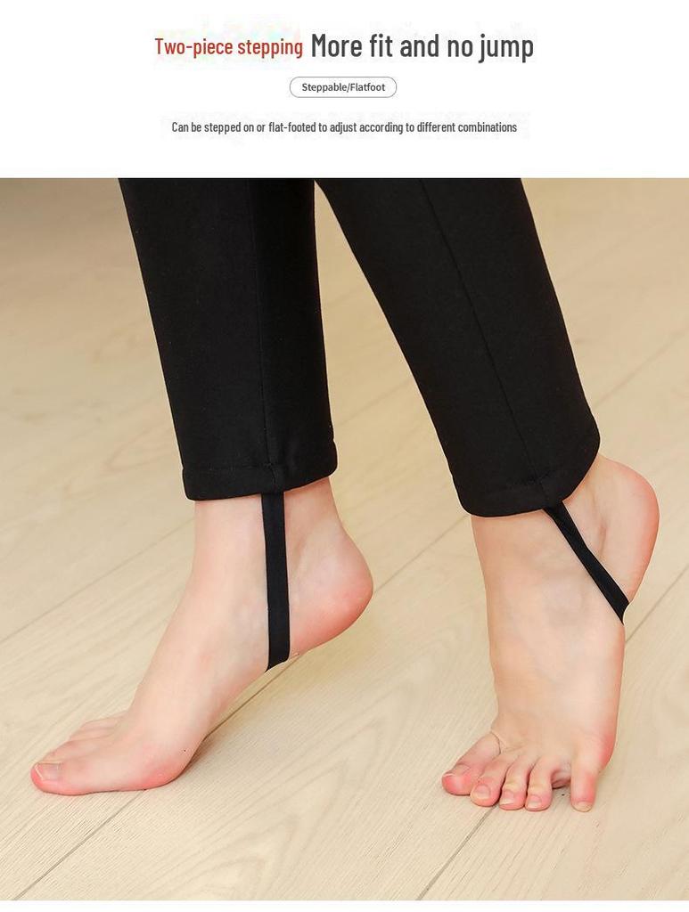 Women's High Waist Thick Wool Blend Leggings Extra Warm Fleece-Lined Knee Pad Pants