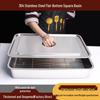 DM Deepened Stainless Steel Rectangular Basin with Filter Rack