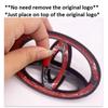 uwhpc2 3D Car Emblem sticker For Toyota Front Grill Hood Rear Trunk Logo Corolla Camry RAV4 Hilux Yaris Prius Prado Badge Accessory