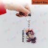 Cartoon Homestuck Keychain Accessories Bag Charms Dave Strider John Egbert Karkat Gamer Keyrings Jewelry Fans Freinds Gift