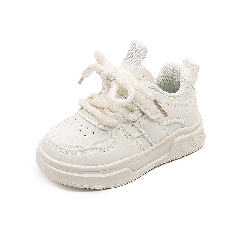 White Sneakers Baby Athletic Shoes Spring/Autumn New Girls Casual Shoes Boys Toddler Shoes Soft Sole Comfortable