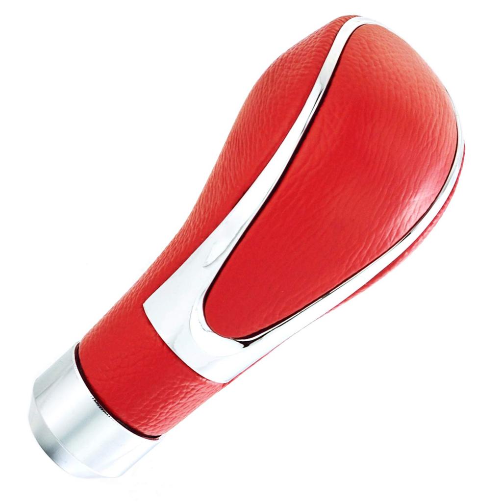 Lunsom Shift Knob R Type PU Leather Car Shift Knob