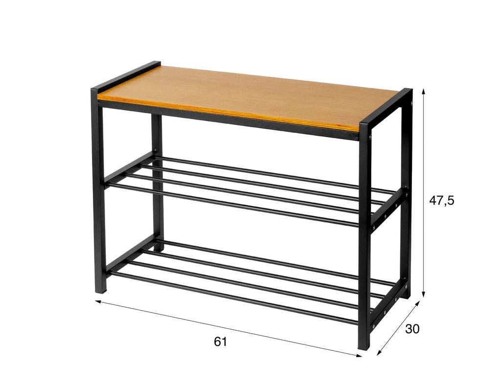 Półka Regał Stojak Na Buty 61x30x47,5cm BRUNBESTE BB-3424