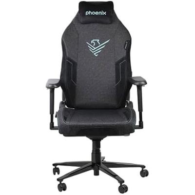 Cadeira Gamer - Phoenix - Monarch - Tecido de Veludo - Altura Ajustável - Apoios de Braço Incluídos