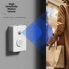 1pcs Wireless Sensor Doorbell Motion Sensor Detector With Recordable Voice Function For Shops, Factories, Supermarkets