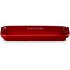 Le Creuset Rectangular Plate 25cm Cherry Red Microwave Oven Dishwasher Safe