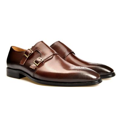 Fashion Oxford Men Dress Shoes,Real Leather Office Shoes for Men, Vintage Design, Carved, Handmade, Formal Business, Full Grain