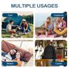 Outdoor Hiking Supplies Storage Bag Anti-Drop Cooling Fan Storage Case Multipurpose Electronics Organizer Sunscreen Portable Bag