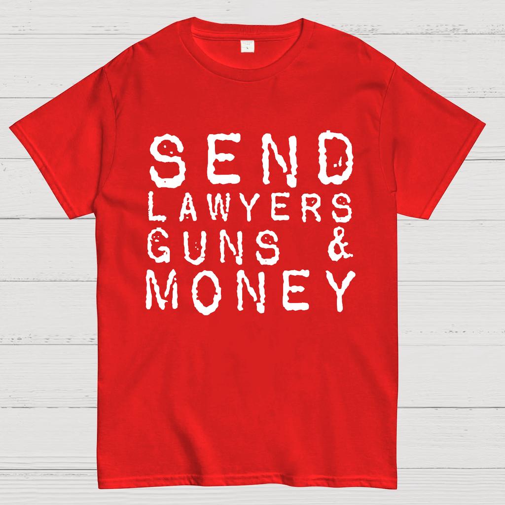 Send Lawyers Guns And Money Unisex Heavyweight 100% Cotton T-shirt