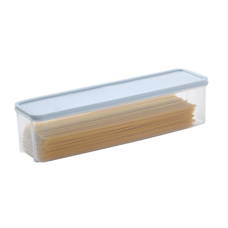 Neue Nudel-Aufbewahrungsbox Lange Nudel-Aufbewahrungsbox Kunststoff Große Größe Spaghetti Rechteckig Große Kapazität Lebensmitteldichte Box