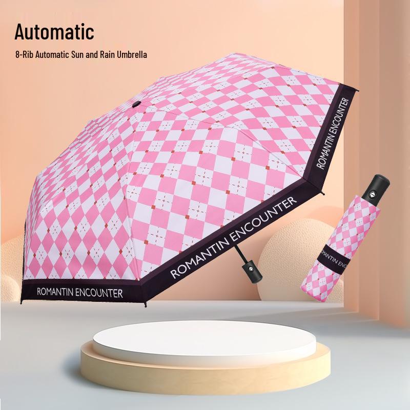 Stylish Women's UV Protection Automatic Sun/Rain Umbrella