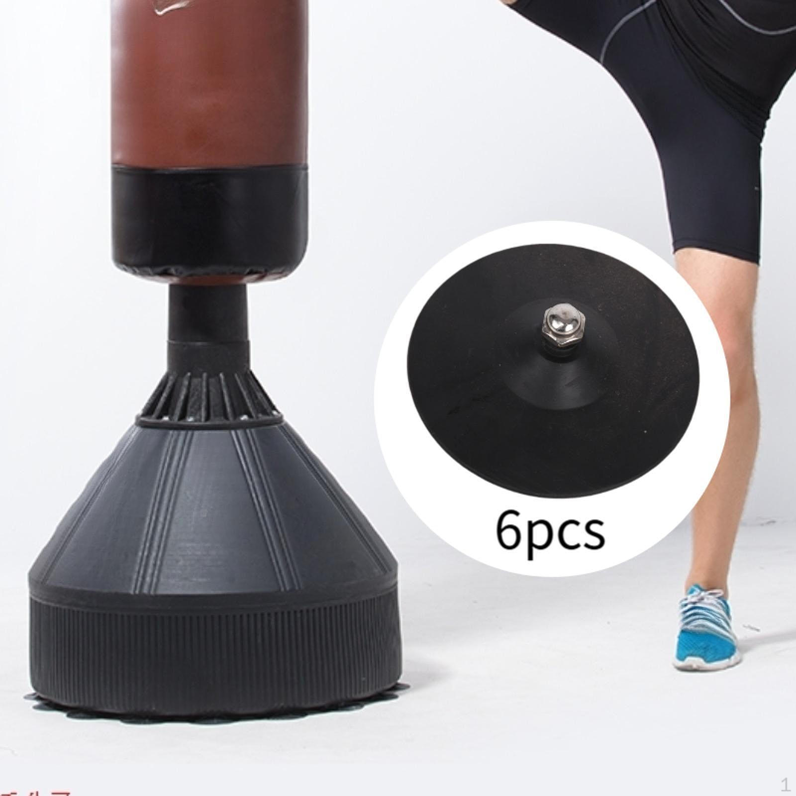 

6 Pieces Punching Bag Suction Cups Boxing Base for Home Gym Sucker Pads 8.5cm