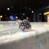Retro Red Eye Hedgehog Ring For Men Women Punk Gothic Rock Hiphop Open Ring Handmade Designer Zircon Unisex Accessories Gift